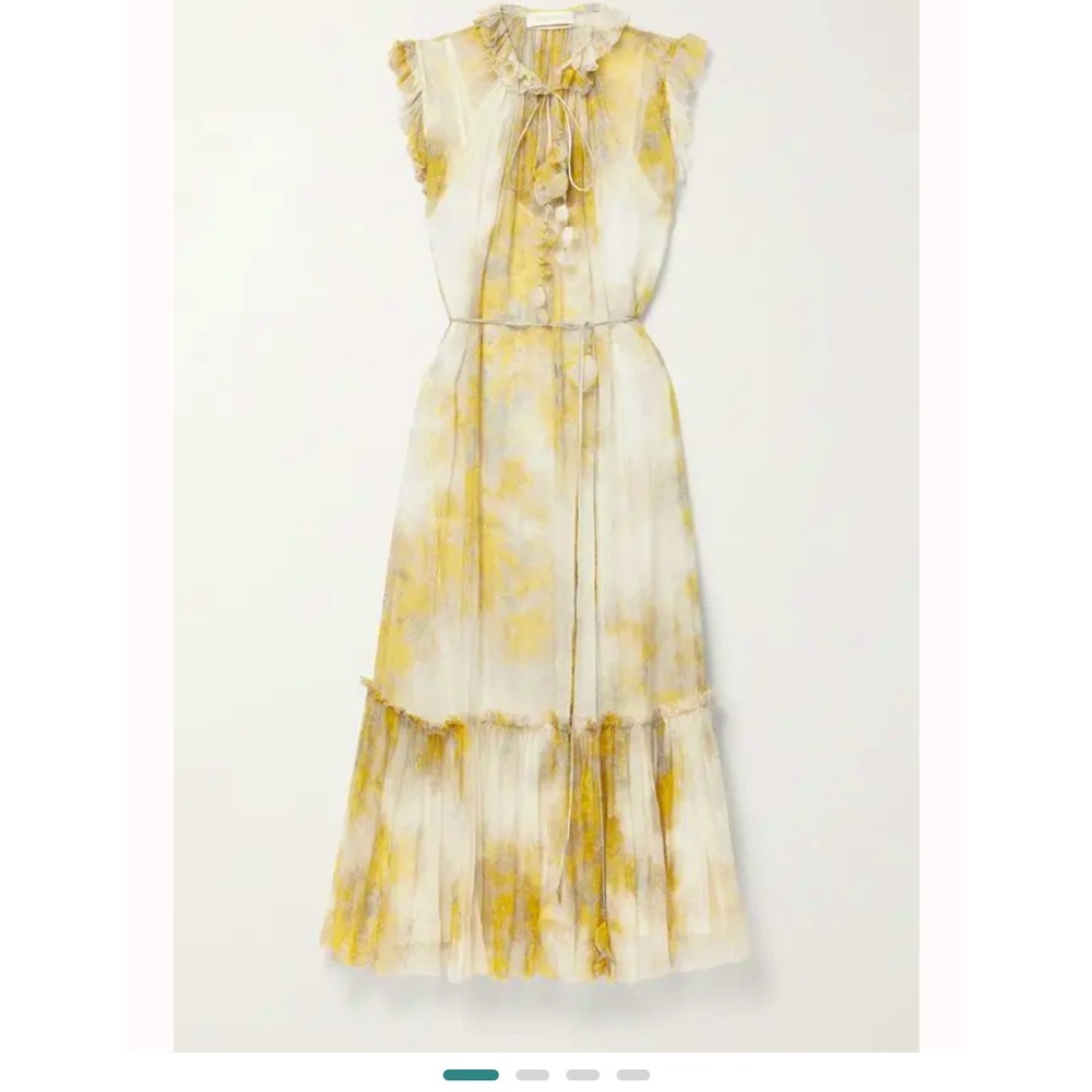 Zimmermann Botanica Wattle Midi Dress